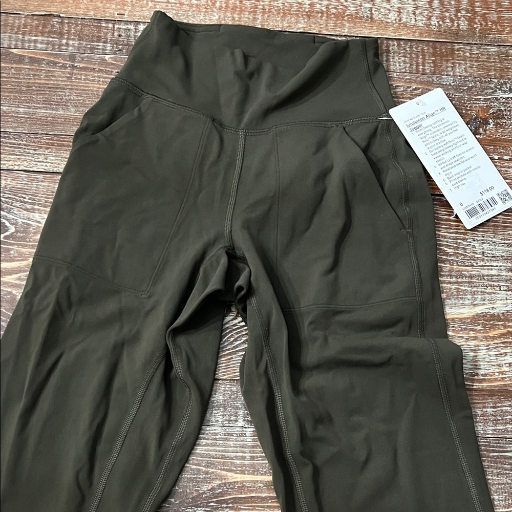 lululemon athletica Olive Green Track Pants
